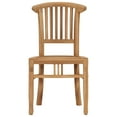 thumbnail image 3 of vidaXL Patio Chairs 2 pcs Solid Teak Wood, 3 of 7