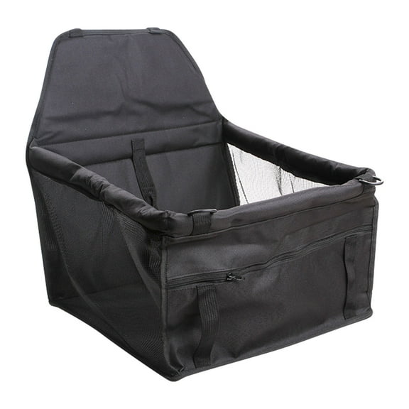 AuroraX Dog Seat for Car Small Dog Crates,Soft Sided Breathable Travel Foldable Pet Carriers for Small Medium Cat Black