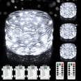 thumbnail image 1 of Fairy Lights Lakumu 100 LED, funciona con pilas, 10 m, paquete de 4, 1 of 7