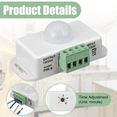 thumbnail image 3 of New Arrivals 6 Pack 12V 24V PIR Sensor LED Motion Detector, 3 of 7