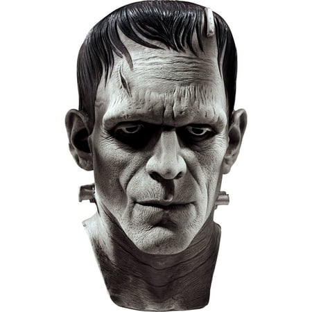 Morris Costumes Mens Frankenstein Greenish Gray Over Head Latex Mask, Style RU67135