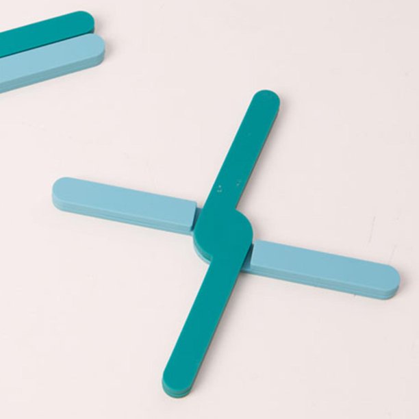 Almohadillas deslizantes de silicona, alfombrilla para taza, soporte para cuenco, alfombrilla para taza , manteles individuales plegables Verde Baoblaze Silicona plegable
