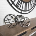 thumbnail image 6 of Jumbo Black Metal Circular Decorative Object, 6 of 6