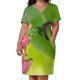 thumbnail image 3 of Vestido holgado con dos bolsillos Sipping Sweet para mujer, ropa coreana, vestido elegante de verano., 3 of 7