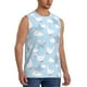 thumbnail image 2 of Fotbe Cute Goose On A Blue Sky Men's Camiseta sin Mangas Estampada para Hombres, Playera Casual para Gimnasio, Entrenamiento, Playa-XX-Large, 2 of 7