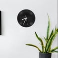 thumbnail image 5 of DECORNIJIA 1 Set Vinyl Records Clock Black Plastic Turntable Design For Home And Office Wall Decoration, 5 of 5