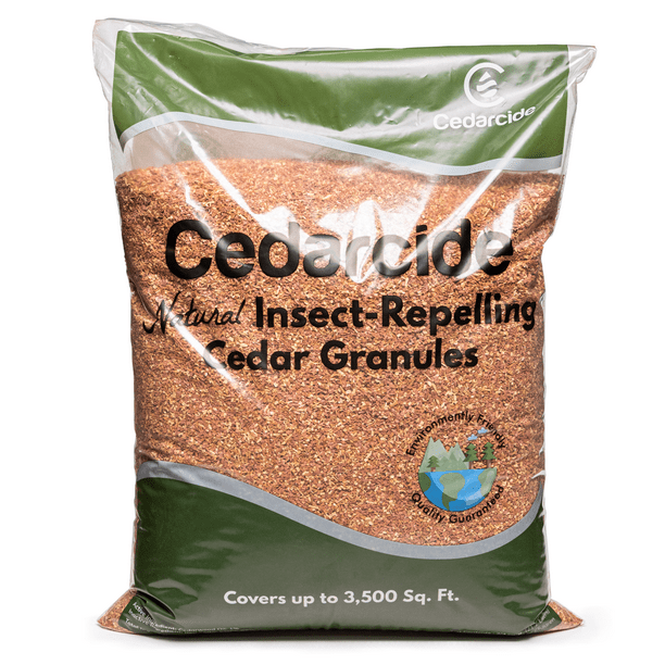 Cedarcide Insect Repelling Cedar Mulch Granules Repels Fleas, Ticks