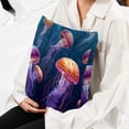 thumbnail image 6 of Jellyfish Velvet Throw Pillow Covers Set of 2 with Unique Patterns in Sizes 16x16, 18x18, and 20x20 Inches for Chair Pillow, 6 of 6
