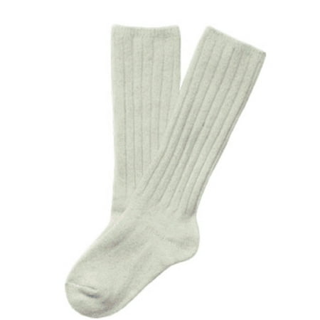 

Lovely Annie Unisex Children 3 Pairs Knee Length Wool Socks Size 0-2Y(Cream)