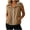 Khaki, variant on Womens Vest with Pockets Lightweight Softshell Sleeveless Jacket Hiking Travel Summer Outdoor Sun Protection Top