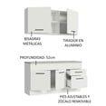 thumbnail image 4 of Cocina Integral Agata Madesa 150cm Blanco 01, 4 of 9