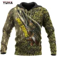 thumbnail image 3 of Sudadera con capucha de moda para hombre, sudadera con estampado 3D de pesca de carpa, sudadera Harajuku, sudadera informal unisex, sudadera con capucha para hombre, 3 of 5