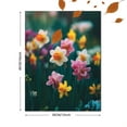 thumbnail image 3 of Qisvanset 12x16 Inch Pink Yellow Daffodil Canvas Painting Wall Art, 3 of 5
