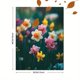 thumbnail image 3 of Qisvanset 12x16 Inch Pink Yellow Daffodil Canvas Painting Wall Art, 3 of 5