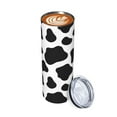 thumbnail image 3 of PAYOHTO Black and White Cow Pattern 20 Oz Stainless Steel Mug Tumblers Cup for Men Women Insulated Slim Thin Travel Tumbler, 3 of 7