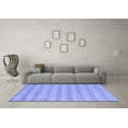 thumbnail image 3 of Ahgly Company Indoor Square Abstract Blue Modern Area Rugs, 6' Square, 3 of 4