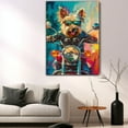 thumbnail image 5 of Berger Picard Dog Riding a motorcycle Poster Unframe, Berger Picard Dog Canvas Frame Ready to Hang - Prints For Wall Decor - Thank You Gifts, 5 of 6