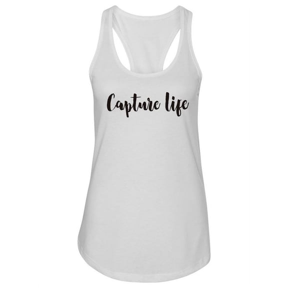 Capture Life Design Tank Women -Image by Shutterstock, Female Small