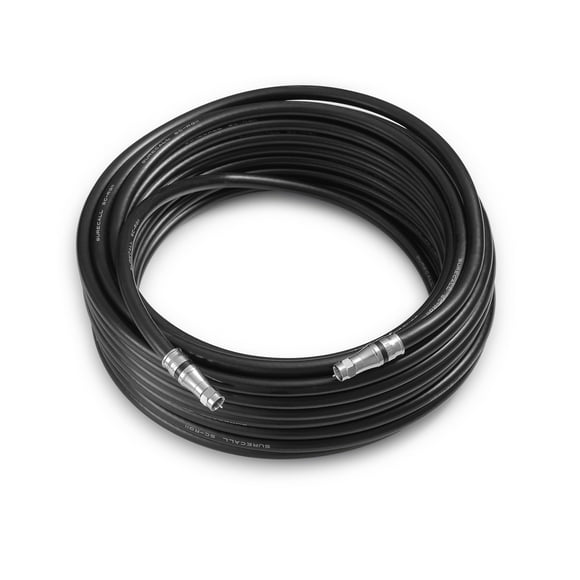 SureCall 100' Câble Coaxial RG11 à Faible Perte, Noir