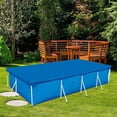 thumbnail image 3 of Cubierta de piscina tubular rectangular, cubierta de burbujas para piscinas tubulares, azul (220 x 150 cm), 3 of 3