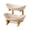 Complexion A1, variant on 2 Tier Fruit Basket, White Ceramic Fruit Bowl for Kitchen Counter, Home Fruit Bowl Set with Holder, Fruit Serving Tray Snacks Nuts Bread Candy Storage Holder