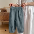 thumbnail image 5 of Girls Sweatpants Joggers Sweat Pants Cute Baggy Trendy Clothes Preppy with Pockets 6-12 Months 12-24 Months 2t 3t 4t 5t 6t 7t 8t 9t Children(Navy,12-18 Months), 5 of 8