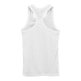 thumbnail image 7 of Zimjoy Men's Muscle Gym Tank Top Quick Dry Breathable Y-Back Vest Regular Fit Ribbed Textured Sleeveless Tank Tops, White L, 7 of 7