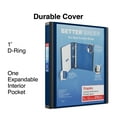 thumbnail image 2 of 1" Staples Better View Binder with D-Rings Blue 648823, 2 of 7