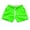 Fluorescent Green, variant on zeranth Casual Solid Color Summer Beach Shorts Pants Men Drawstring Swimming Trunks