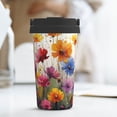 thumbnail image 6 of KLL Colorful Wildflower Meadow Pattern Stainless Steel Vacuum Insulated Tumbler - Carry Insulated Coffee Mug - Reusable Insulated Cold Brew Iced Coffee Cup Thermos, 6 of 8