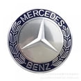 thumbnail image 2 of 4-pack Alloy Wheel Center Hub Caps Size 75mm Benz Dark Blue, 2 of 3