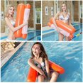 thumbnail image 2 of Hamaca de agua inflable, (naranja) Hamaca flotante reclinable flotante, hamaca inflable de cama flotante 4 en 1 hamaca flotante plegable multiusos flotador ultraligero portátil para adultos JM MX-0136741FYD, 2 of 5