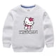 thumbnail image 3 of Hello Kitty-Camiseta informal de algodón con cuello redondo para niños y niñas, jersey de dibujos animados de Anime, suéter, ropa para bebés, 3 of 5
