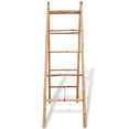 thumbnail image 5 of vidaXL Double Towel Ladder with 5 Rungs Bamboo 19.7"x63", 5 of 5