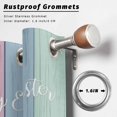 thumbnail image 2 of Outdoor Curtains for Patio Waterproof, Easter Bunny Outdoor Privacy Panels Grommet, Eggs Cute Rabbit Floral Colorful Country Wooden Blackout Outside Curtains for Porch/Cabana 54"x84", 2 Panels, 2 of 8