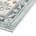 thumbnail image 6 of Rugs.com Charlotte Collection Rug – 5 Ft Square Light Blue Low-Pile Rug Perfect For Living Rooms, Kitchens, Entryways, 6 of 8