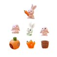 thumbnail image 1 of Modelos De Conejitos En Miniatura, Estatuilla De Animales, Juego De Juegos De Adornos En Miniatura Para El Hogar, Decoración De Casa De Muñecas De Hadas Diy Methold HA035029-00, 1 of 6