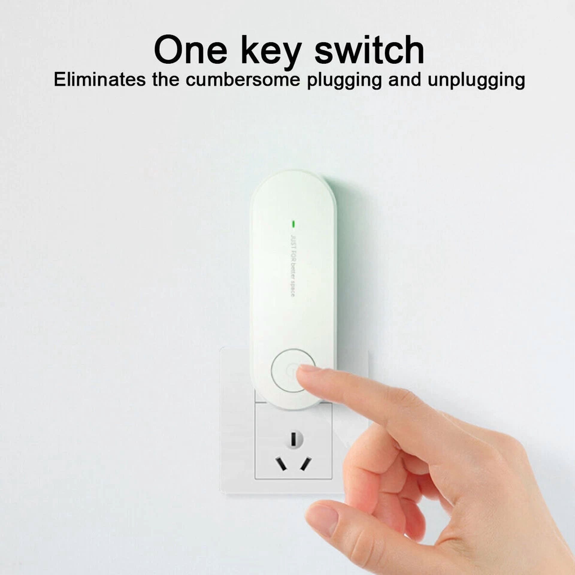 CRESTIN- Pure Air-Negative Ion Air Purifier Mini Plug-In Portable For Home Office Smoke