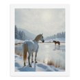 thumbnail image 5 of Paint by Numbers Kit for Adults, Horse Snow Landscape Reflection Winter Paint by Numbers, Easy Paint by Numbers Kit for Adults Beginner, DIY Adult Paint by Number Kits on Canvas, Home Decor, 5 of 7