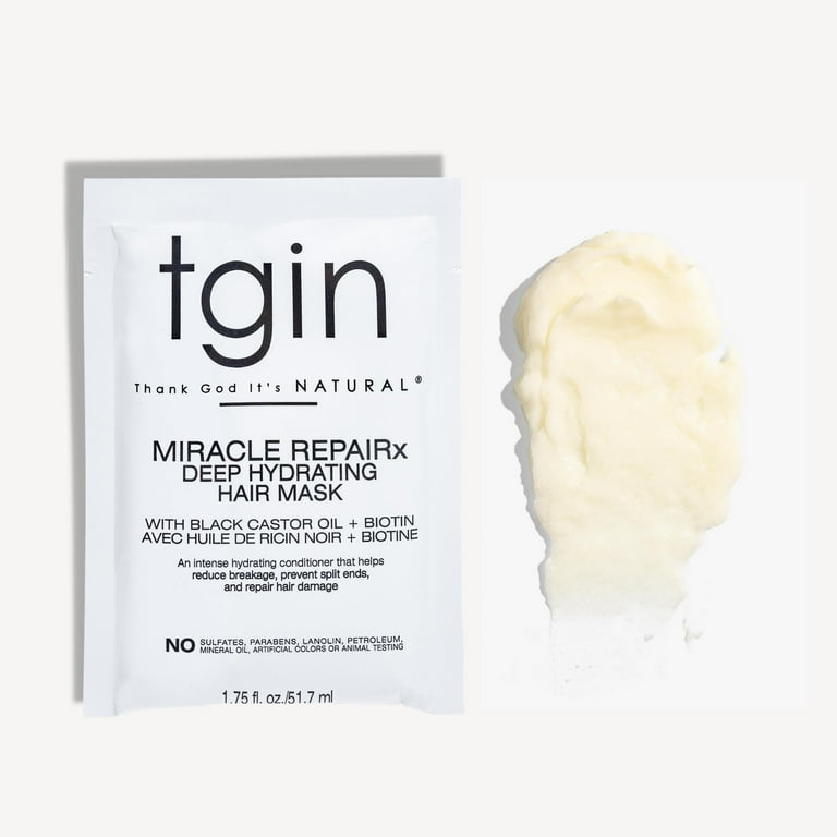 TGIN MIRACLE REPAIRX Deep Hydrating Hair Mask Packet (1.75oz) TGIN MIRACLE REPAIRX Deep Hydrating Hair Mask Packet (1.75oz)
