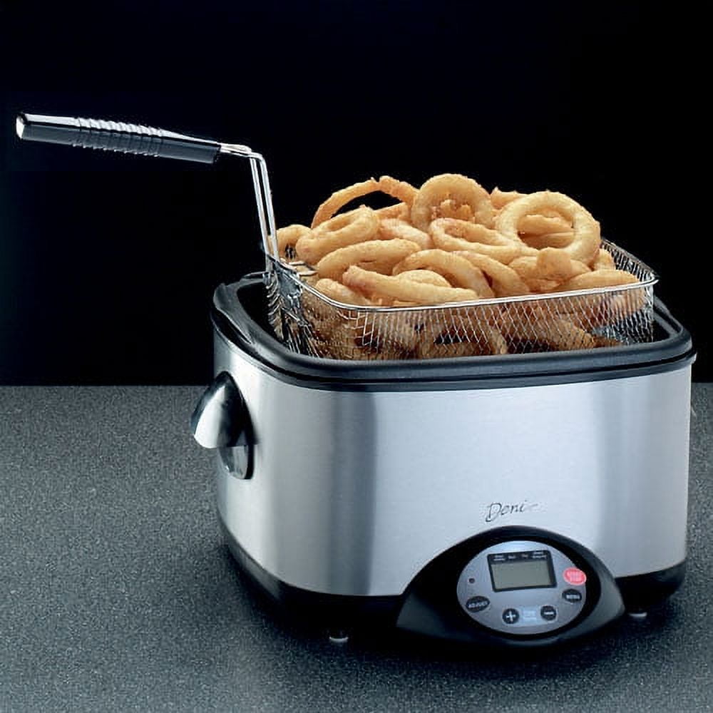 Oster 1.5 Liter Compact Stainless Steel Deep Fryer