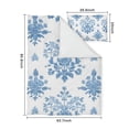 thumbnail image 5 of Blue Pioneer Flower Duvet Cover and Pillowcase Set for Single Bedding, Bedroom Accessories for Kids Teens, 5 of 5