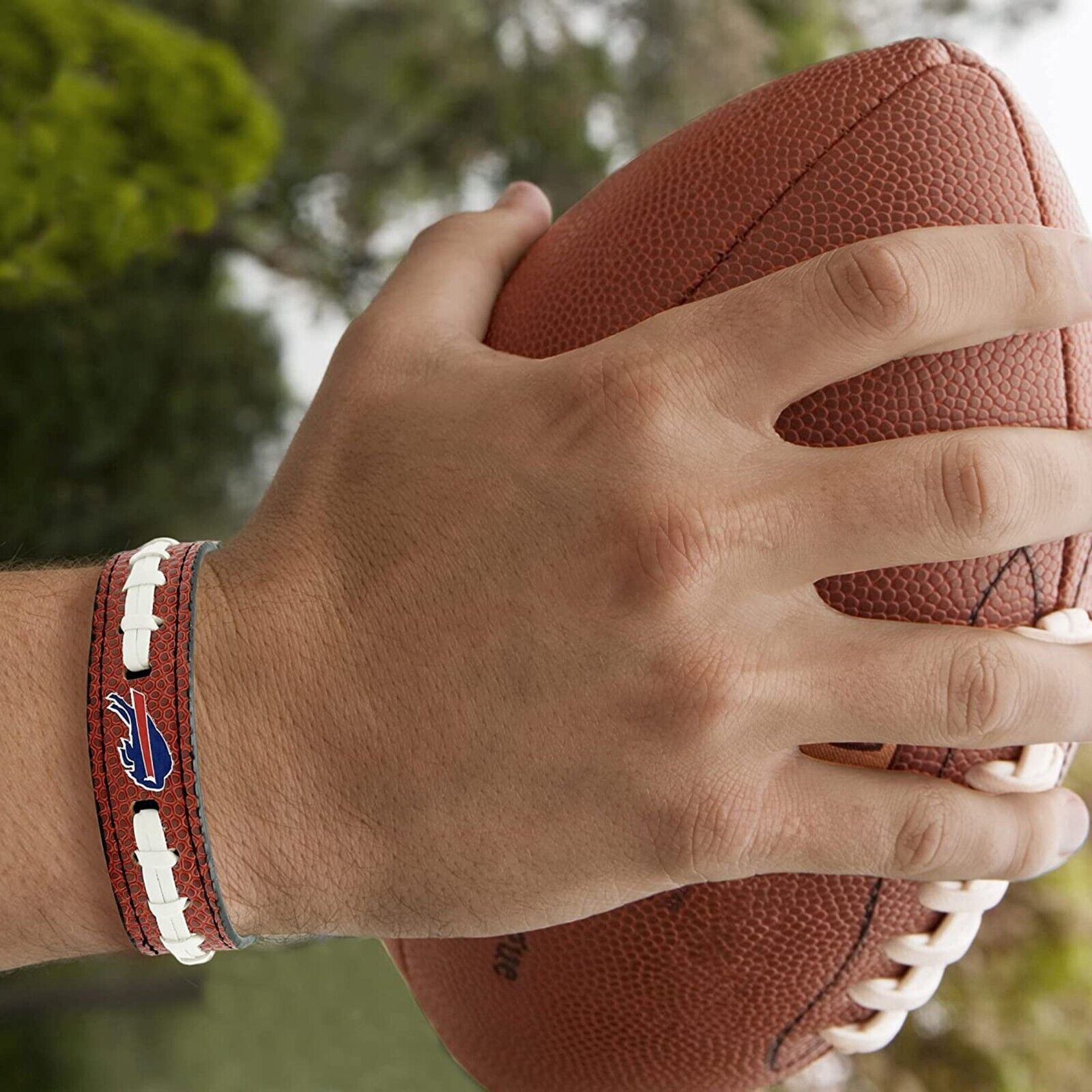 Pets First NFL Buffalo Bills Human Pebble Grain Bracelet