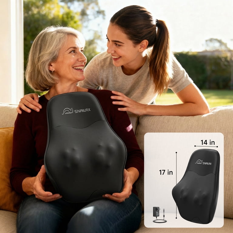 Snailax 4D Neck Back Massager with Heat photo 6