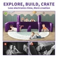 Linor 13Pcs Modular Toddler Couch, Kids Play Sofa for 13 Years
