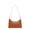 Brown, variant on Small Shoulder Purse for Women Mini Leather Tote Handbag Trendy Hobo Evening Bag with Zipper