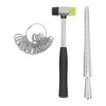 thumbnail image 1 of Ring Sizer Measuring Tool Mandrel Gauge Jewelry Hammer Measurement Maker Kit Sizing Stick, 1 of 5