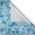 thumbnail image 5 of Ambesonne Blue Grommet Curtain, Geometric Triangles Mosaic, 50" x 120", Blue Sky Blue Pale Blue, 5 of 6