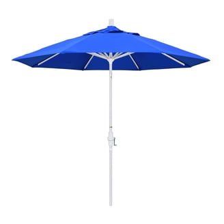 California Umbrella 11 ft. Outdoor Patio Fiberglass Double Vent, Crank Tilt Market  Umbrella - Walmart.com