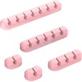 thumbnail image 1 of Organizador de cables de silicona para almacenamiento de cables, cubierta protectora para cables de datos, brida de nailon con velcro para soldar, 1 of 5